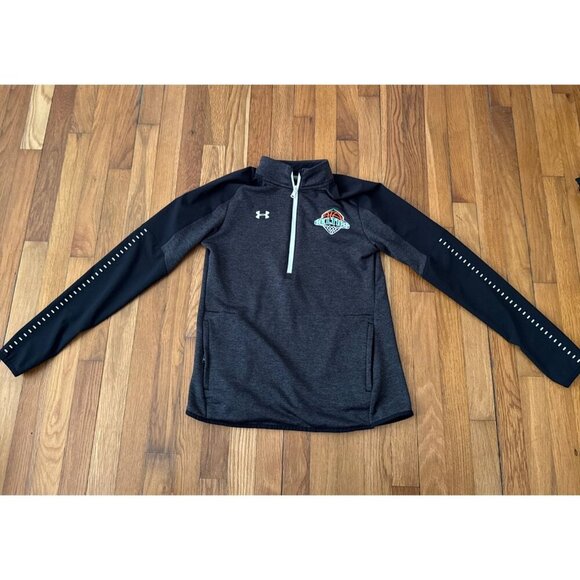 Boston Celtics Logo Women's Gray ColdGear Under Armour Pullover Size M - Picture 1 of 5